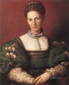 Portrait Of A Lady In Green Florence Agnolo Bronzino